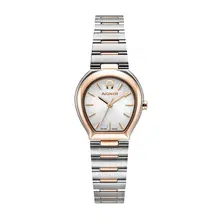 ساعة اجنر جينوفا النسائية ثنائية اللون