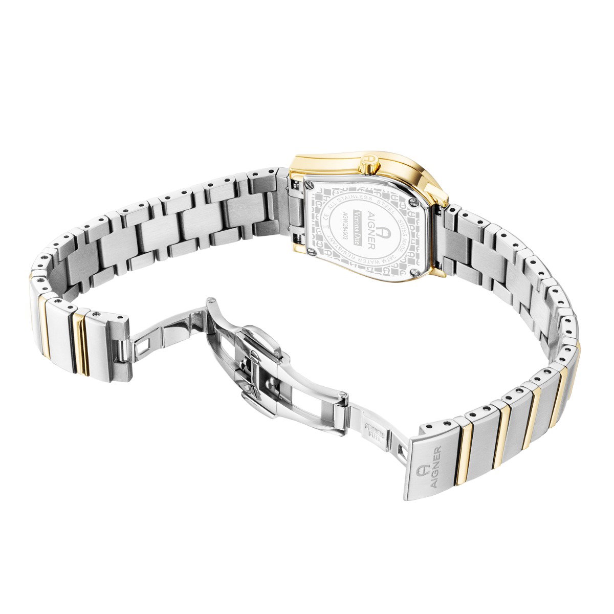 Aigner Verona Due Ladies Two-Tone Watch