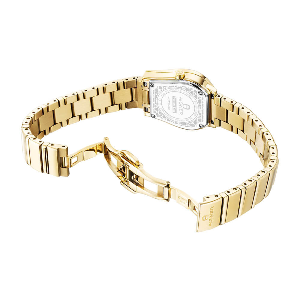 Aigner Verona Due Gold & Green Women’s Watch