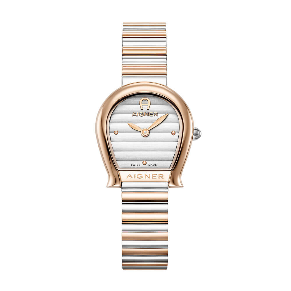 Aigner Isernia Women Watch Two Tone Silver