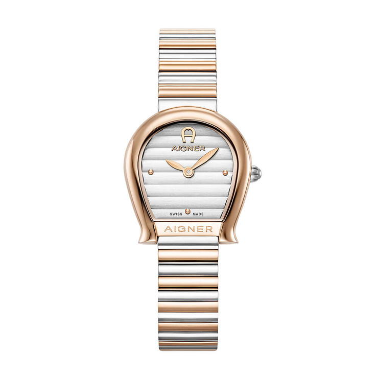 Aigner Isernia Women Watch Two Tone Silver
