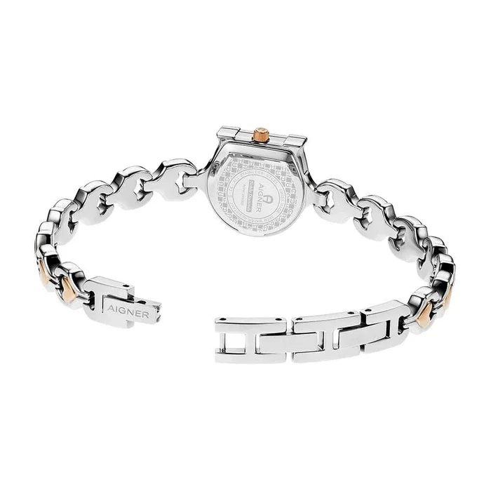 Aigner Nobile Diamond Ladies Watch Rose Gold & Silver