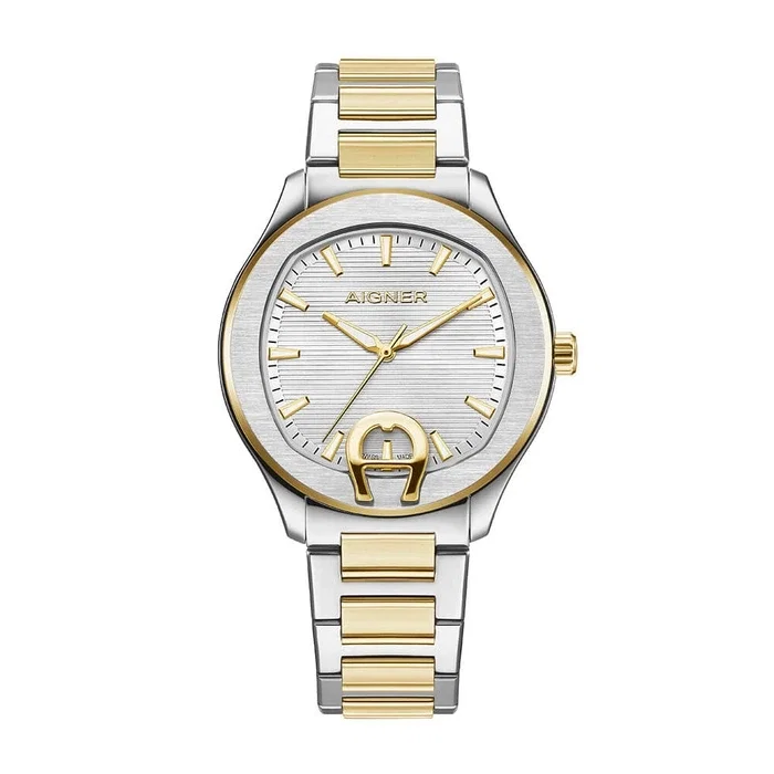 Aigner Torino Men Two Tone Stainless Steel Watch