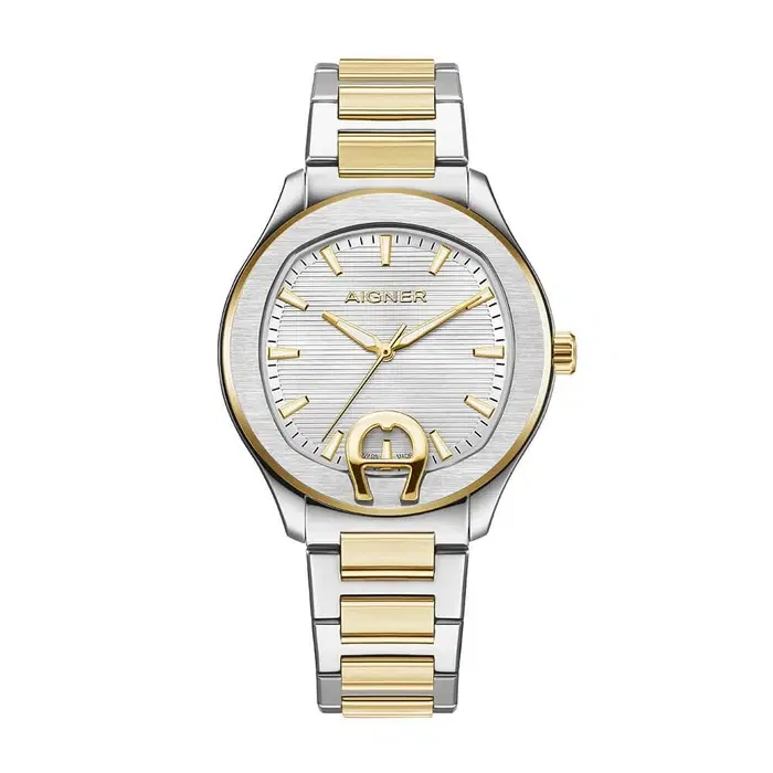 Aigner Torino Men Two Tone Stainless Steel Watch