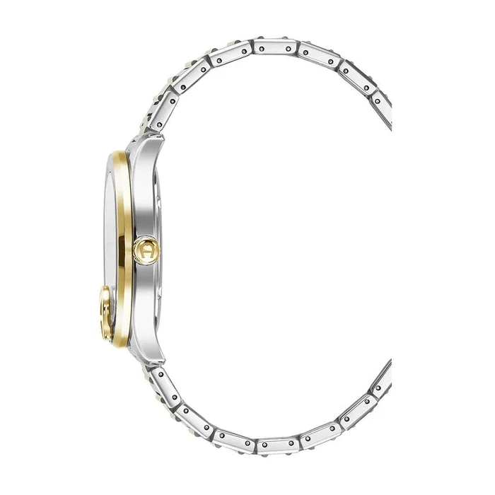 Aigner Torino Men Two Tone Stainless Steel Watch