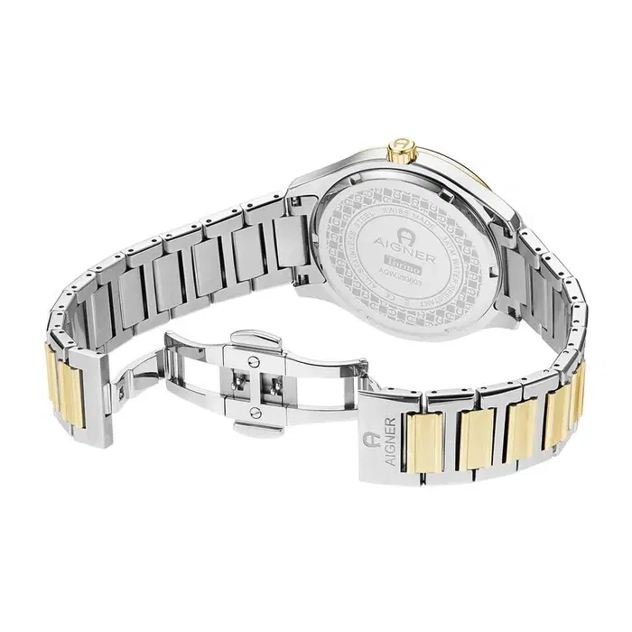 Aigner Torino Men Two Tone Stainless Steel Watch