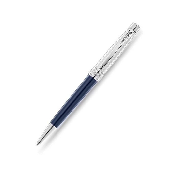 Aigner Blue & Silver Ballpoint Pen