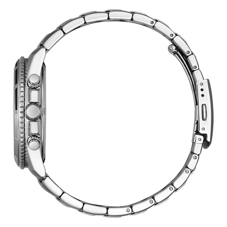 Citizen Men's Chronograph Quartz Watch - Silver Steel