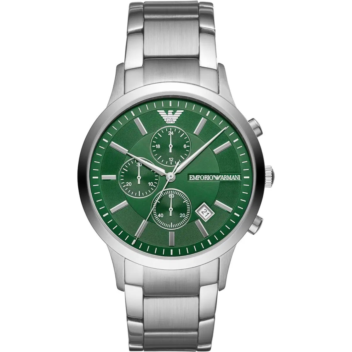 Emporio Armani Men’s Chronograph Watch – Green Dial