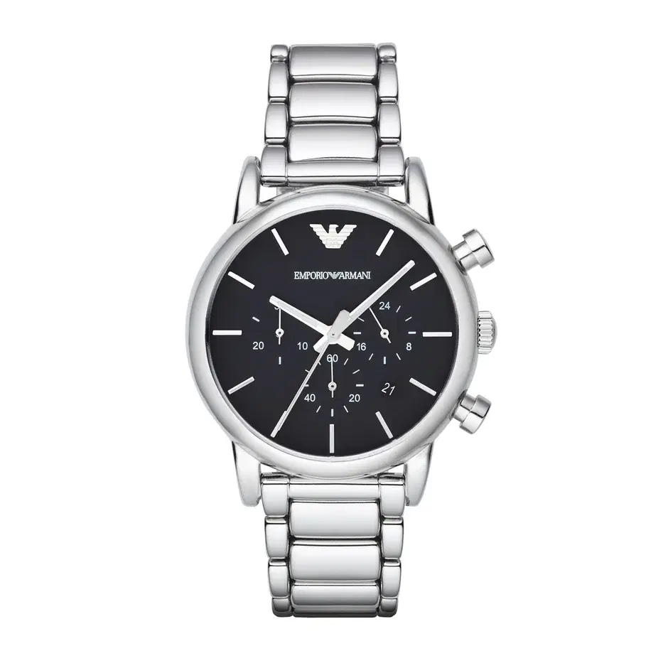 Emporio Armani Luigi Men Silver Chronograph Watch