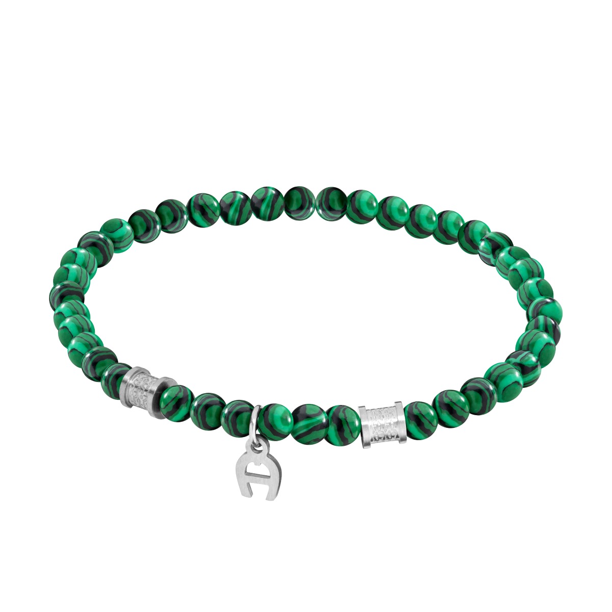 Aigner RUGGERO Tigger Eye bracelet Green Beads