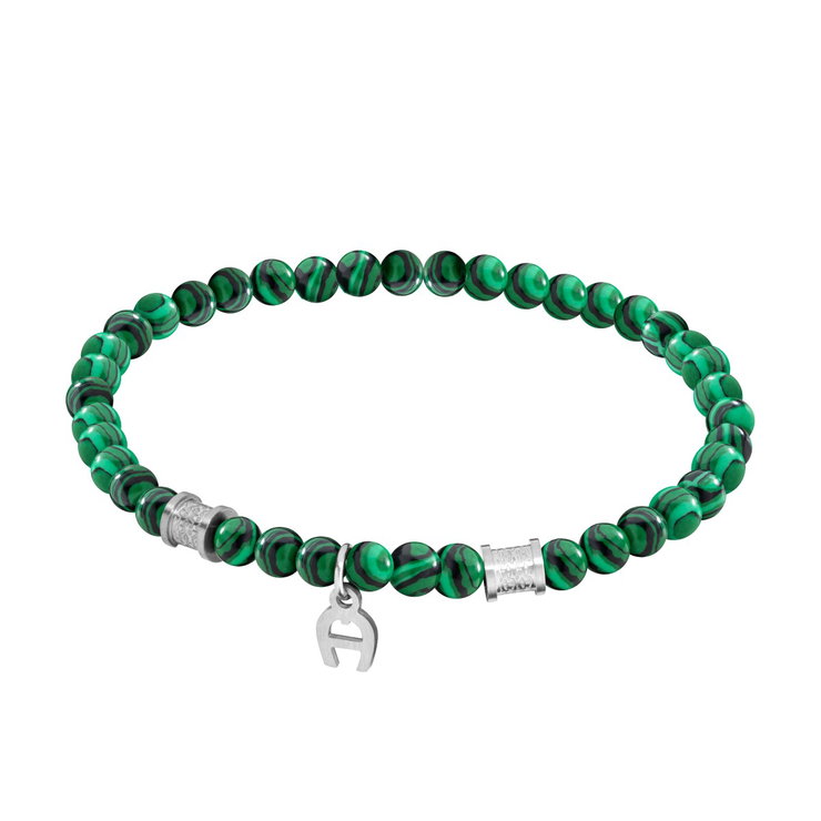 Aigner RUGGERO Tigger Eye bracelet Green Beads