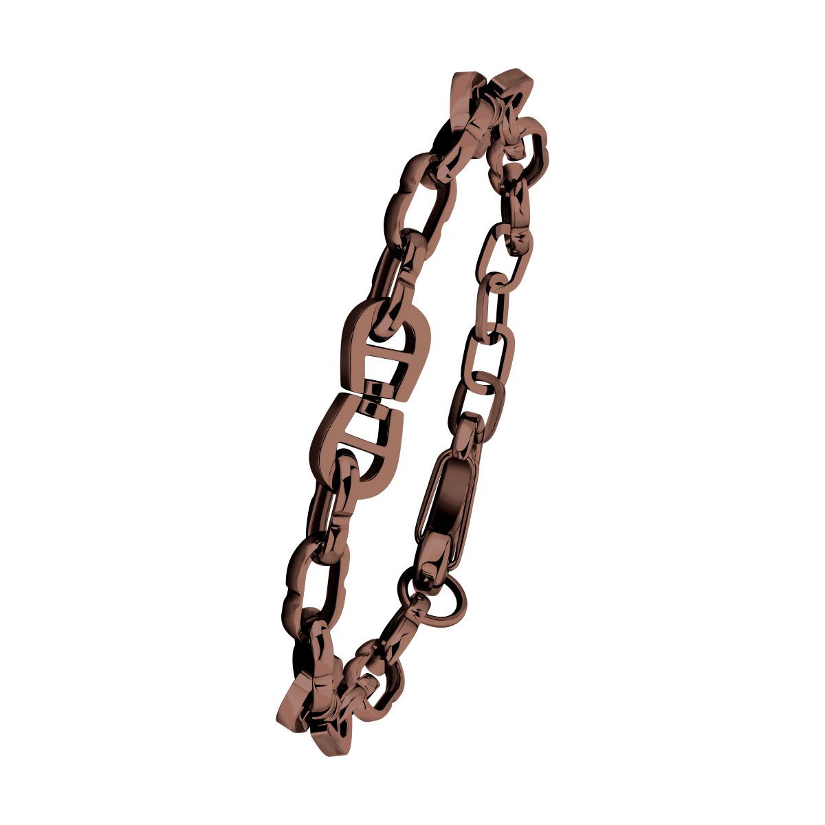 Aigner GILDO bracelet for men steel brown