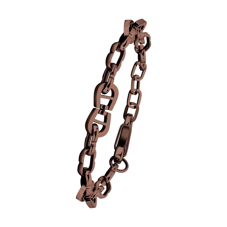 Aigner GILDO bracelet for men steel brown