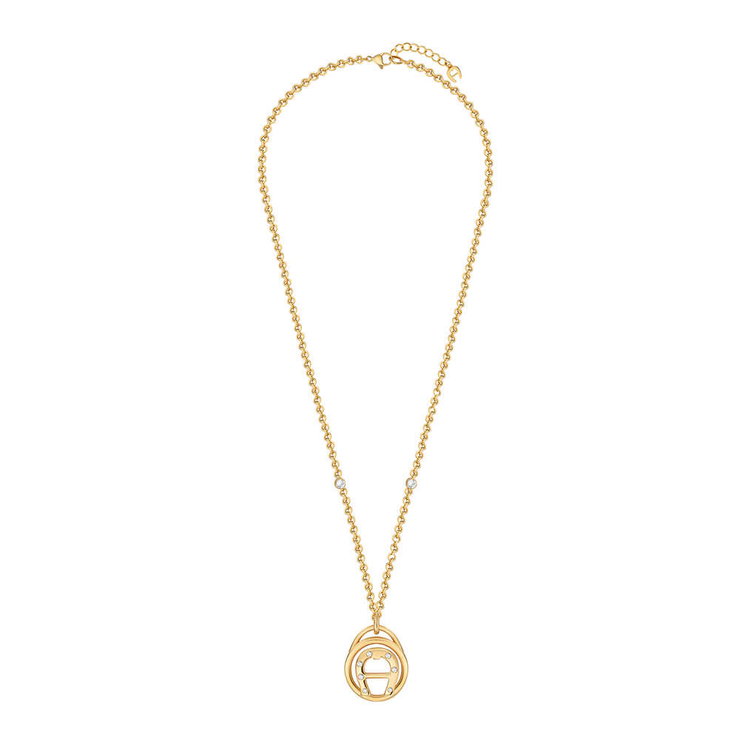 Aigner Aida ladies necklace stainless steel gold with crystal