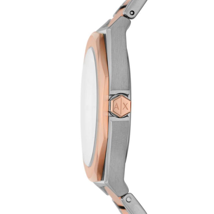 Armani Exchange ladies watch stainless steel rose gold 