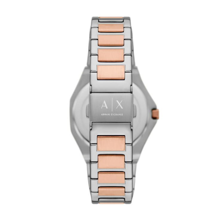 Armani Exchange ladies watch stainless steel rose gold 