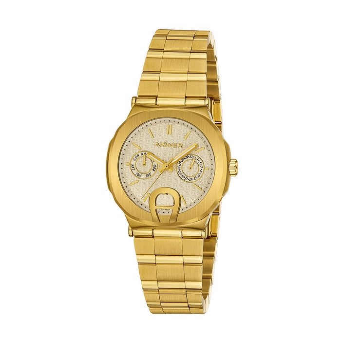 Aigner Taviano women watch stainless steel gold
