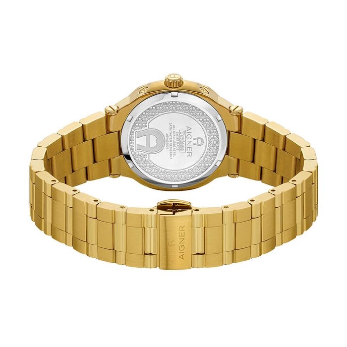 Aigner Taviano women watch stainless steel gold