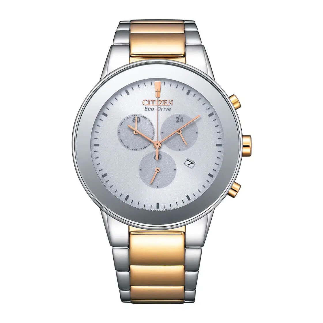 Citizen Eco-Drive Chronograph Men's Watch - Gold & Silver