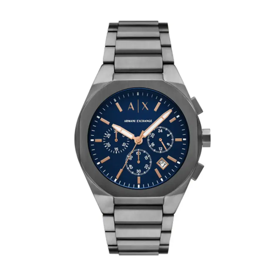 Armani Exchange Rafael Gunmetal Chronograph Watch