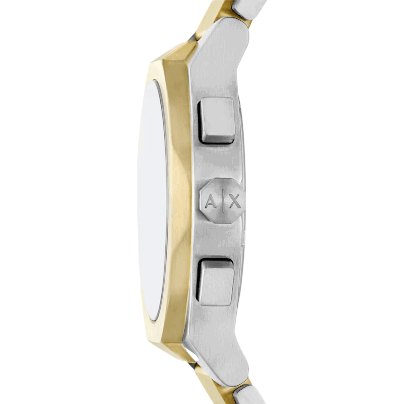 Armani Exchange Men's Watch – Gold & Green 