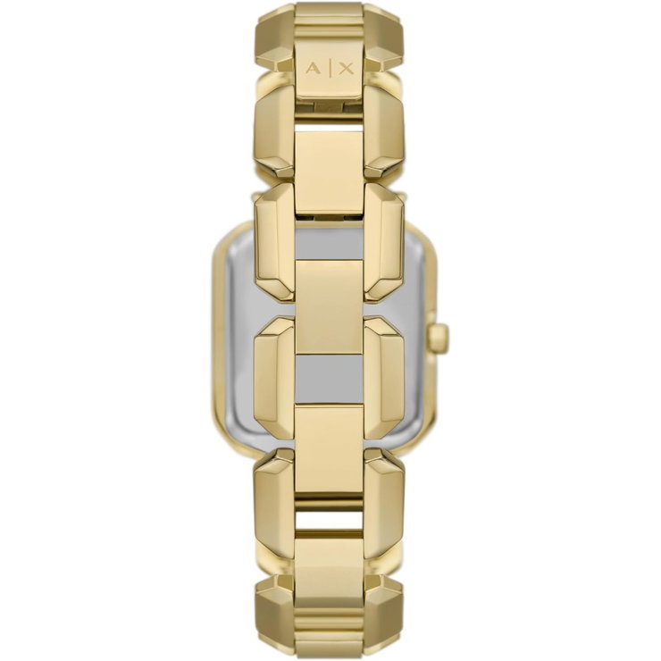 Armani Exchange Women's Gold Watch – Elegant Square Dial