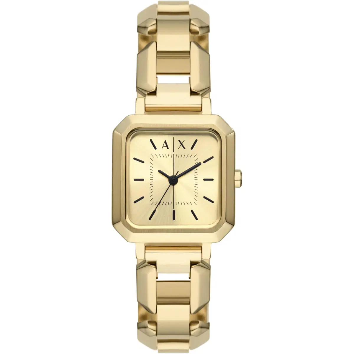 Armani Exchange Women's Gold Watch – Elegant Square Dial
