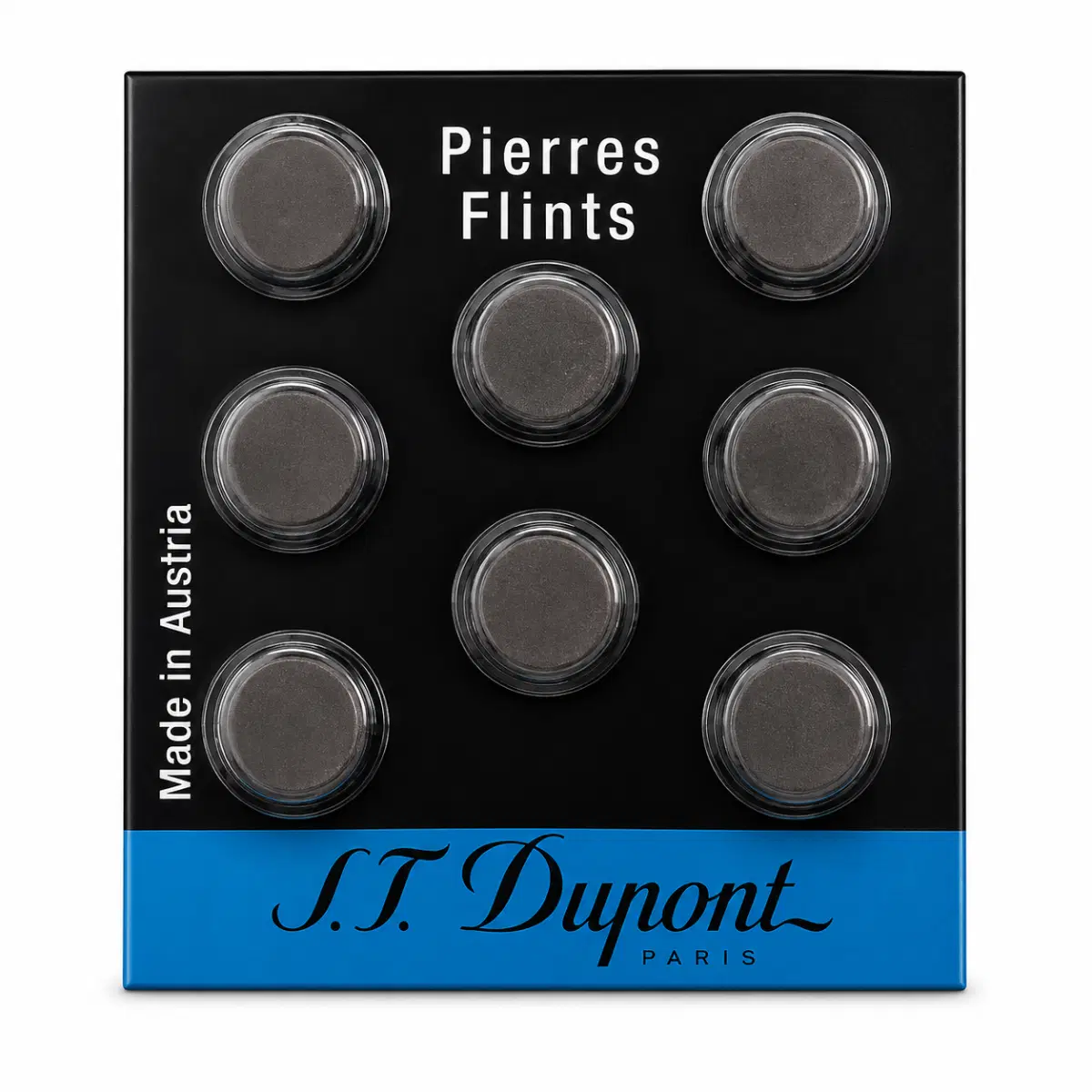 S.T. Dupont Lighter Flints Black & Blue