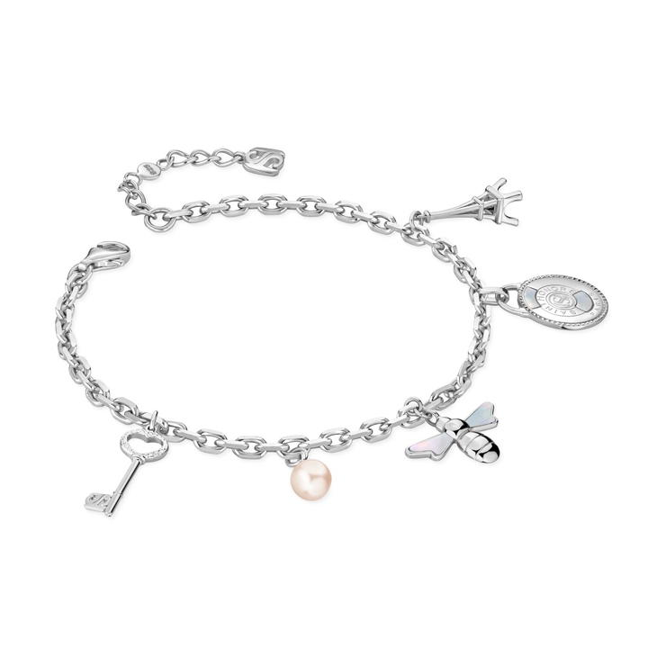 Saint Honore CHARMS bracelet for women steel silver
