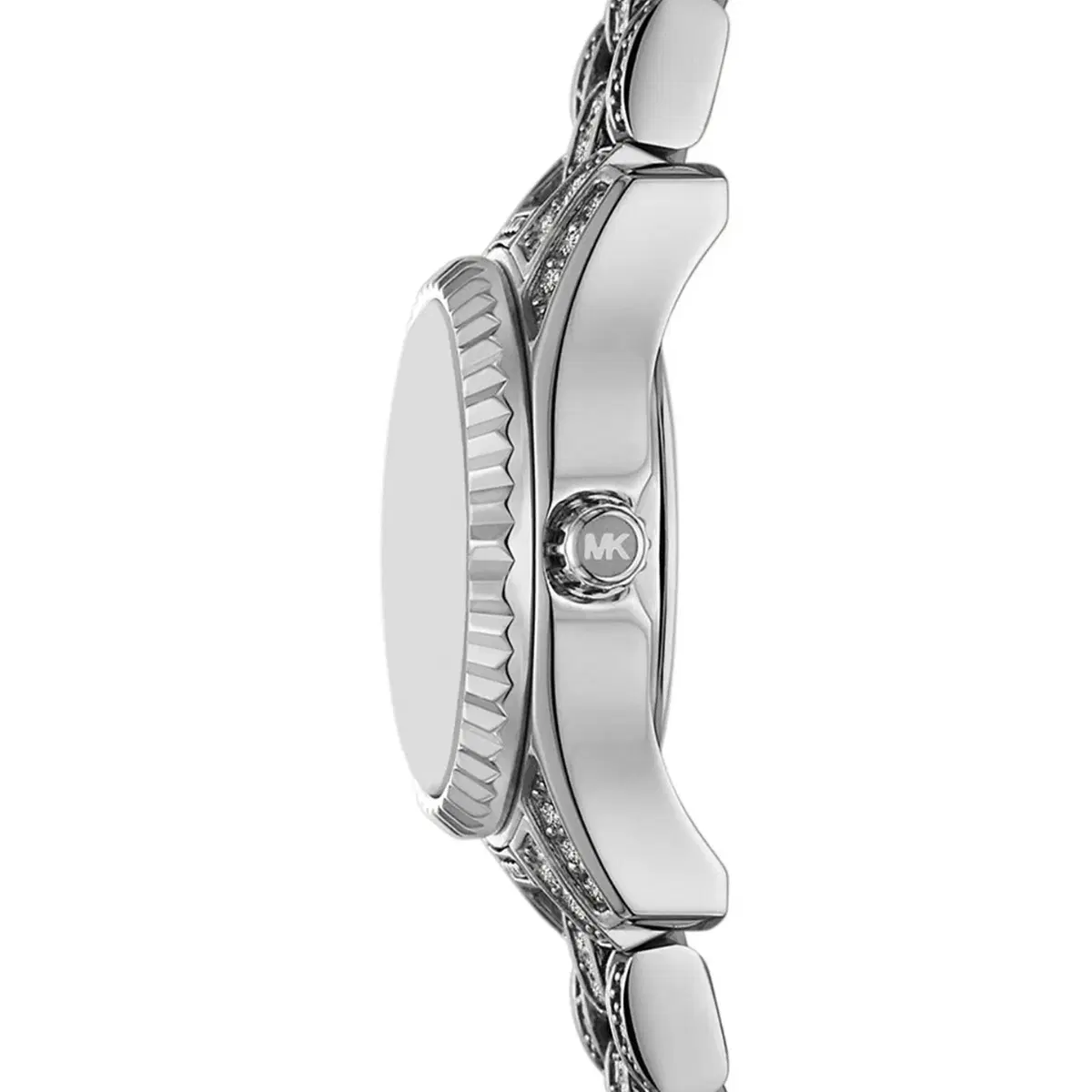 Michael Kors Mini Lexington Pave Silver-Tone Women's Watch
