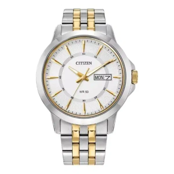 Citizen Men's Quartz Watch – Silver- Gold