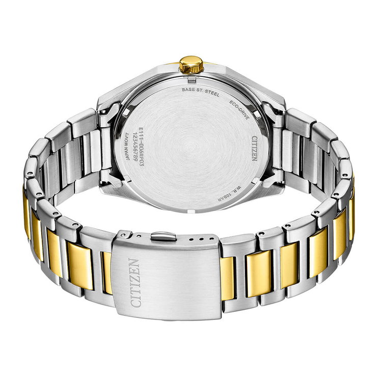 Citizen Eco-Drive Men's Watch - Gold & Silver with Black