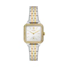 Fossil Colleen Ladies Watch - Steel Silver White Dial