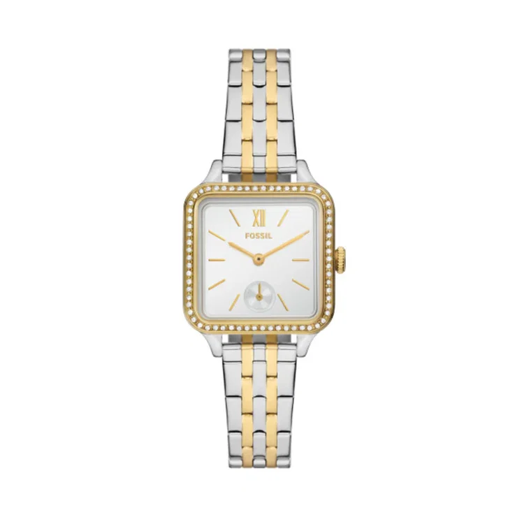Fossil Colleen Ladies Watch - Steel Silver White Dial