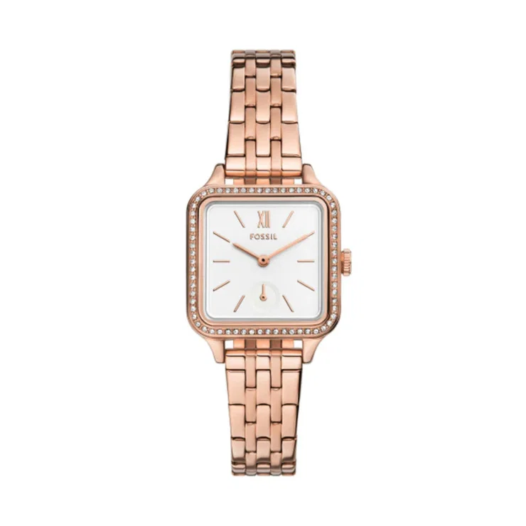 Fossil Colleen Rose Gold Ladies Watch - Crystal Bezel