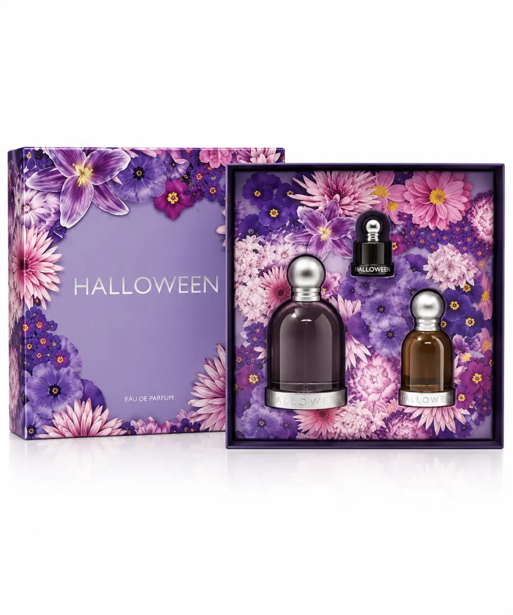 طقم عطر هالوين أو دو تواليت للنساء – مجموعة عطور 3 قطع