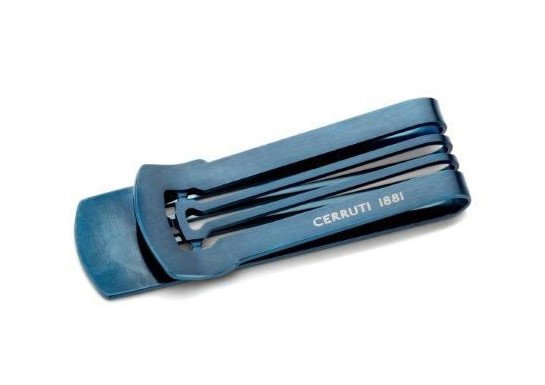 Cerruti 1881 Blue Metallic Money Clip