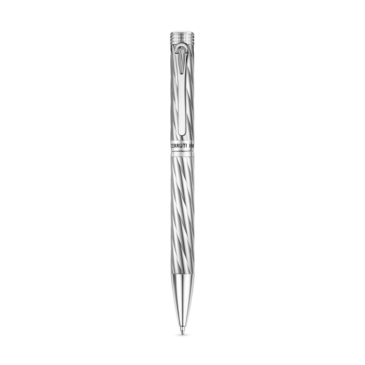 Cerruti 1881 ORAZIO ballpoint pen for men steel silver