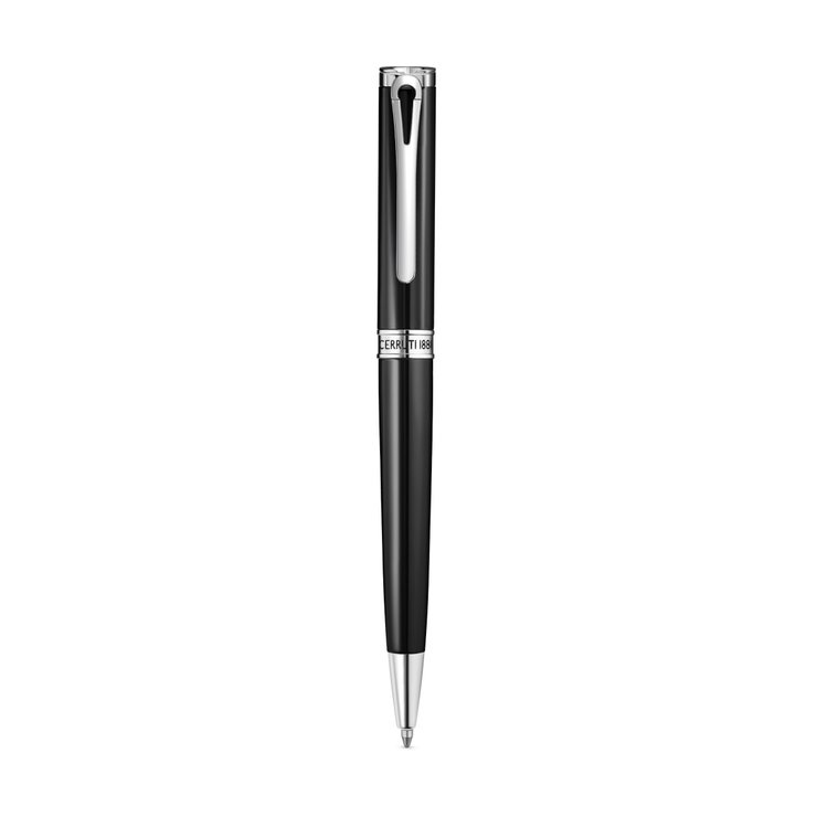 Cerruti 1881 Black & Chrome Ballpoint Pen