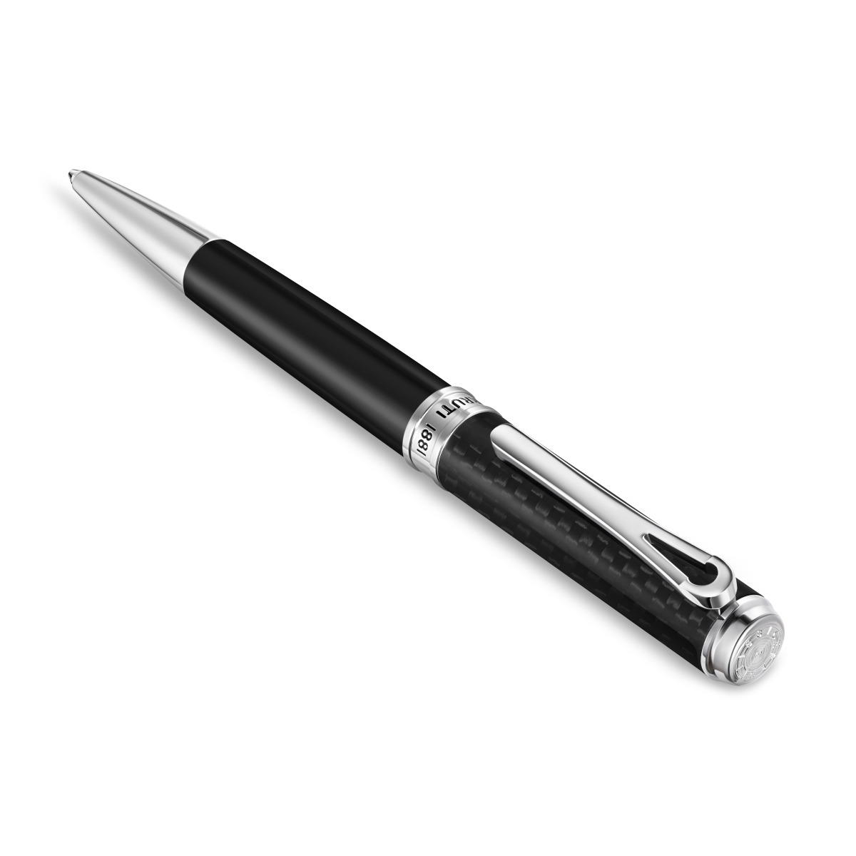 Cerruti 1881 Matte Black and Carbon Fiber Ballpoint Pen