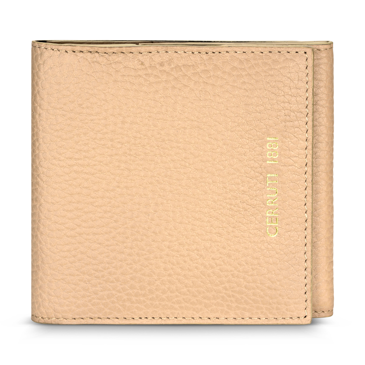 Cerruti 1881 small wallet for women with beige leather  