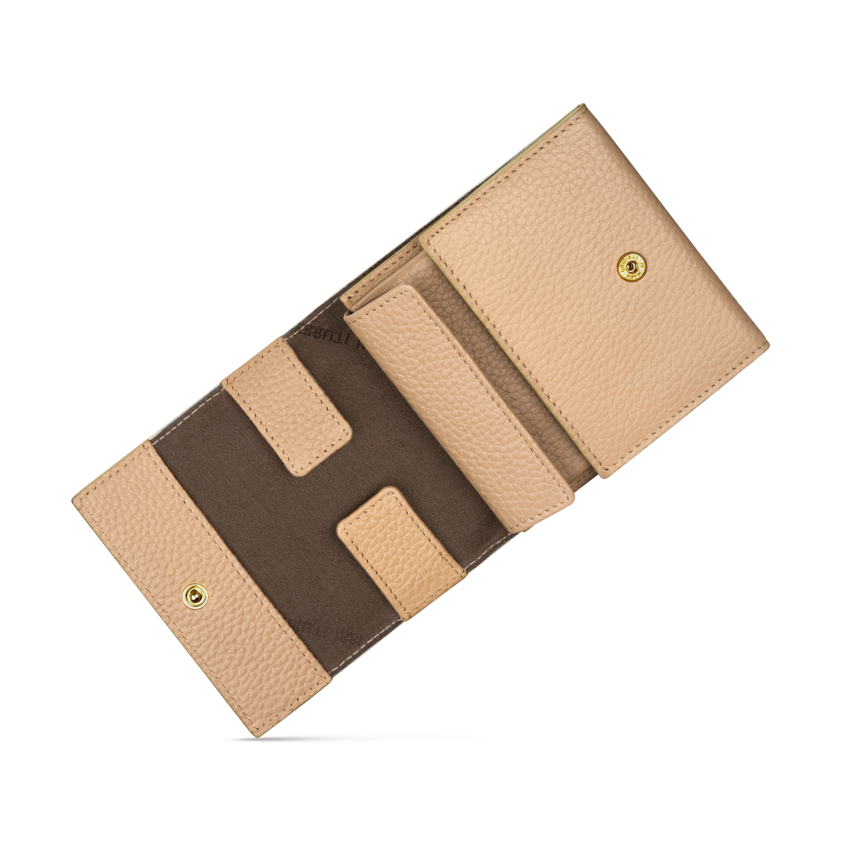 Cerruti 1881 small wallet for women with beige leather  
