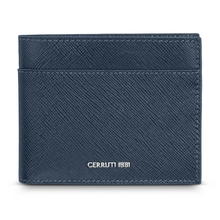 محفظة شيروتي 1881 رجالي من الجلد الأزرق الداكن