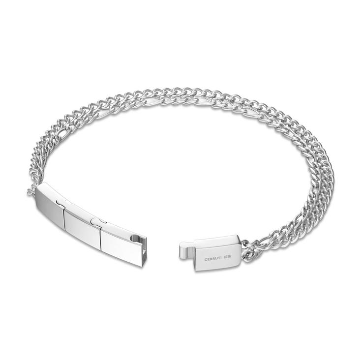 Cerruti 1881 Men's Stainless Steel Chain Bracelet 