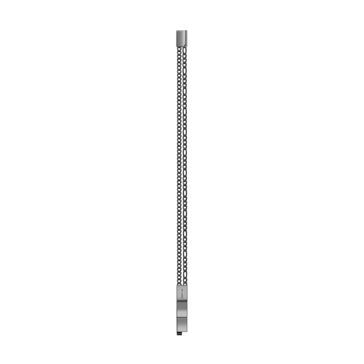 Cerruti 1881 Men's Gunmetal Stainless Steel Chain Bracelet