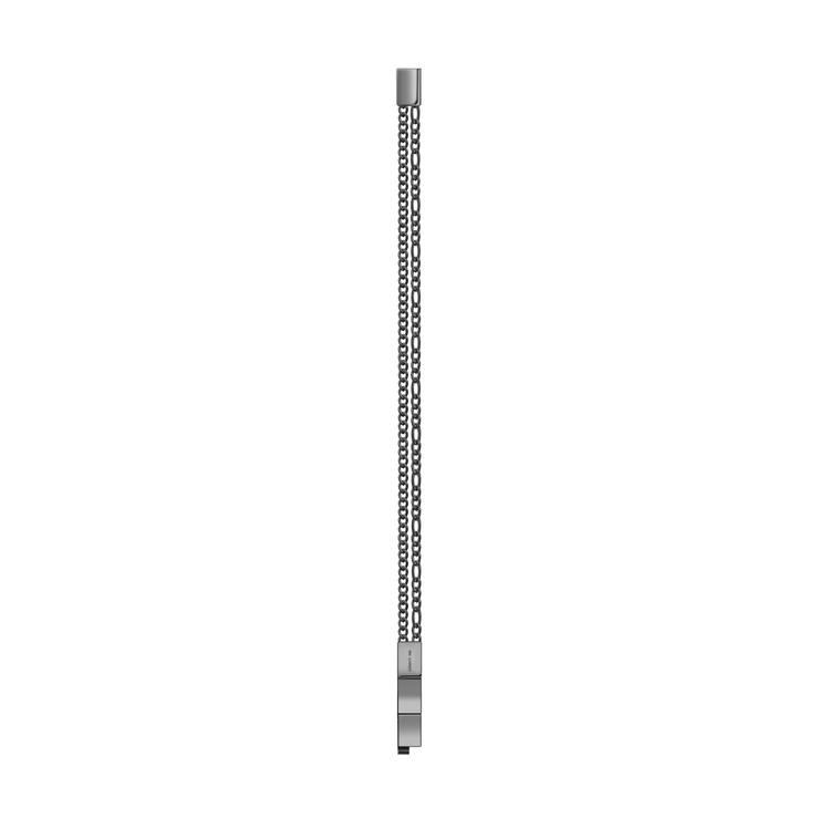 Cerruti 1881 Men's Gunmetal Stainless Steel Chain Bracelet