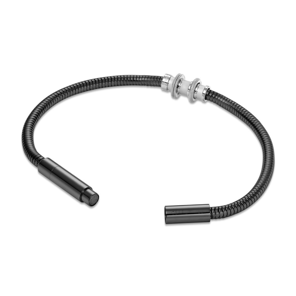 Cerruti 1881 Men's Black Stainless Steel Bracelet