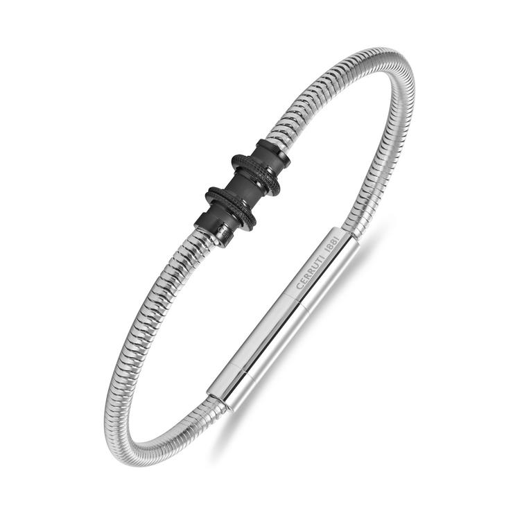 Cerruti 1881 Men's Stainless Steel Bracelet - Sleek Silver 
