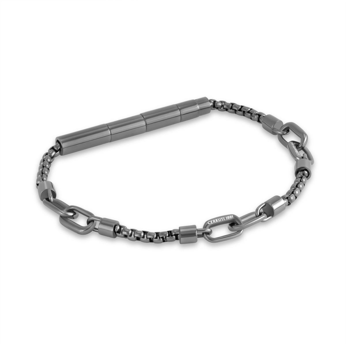 Cerruti 1881 Saverio Men Grey Stainless Steel Bracelet